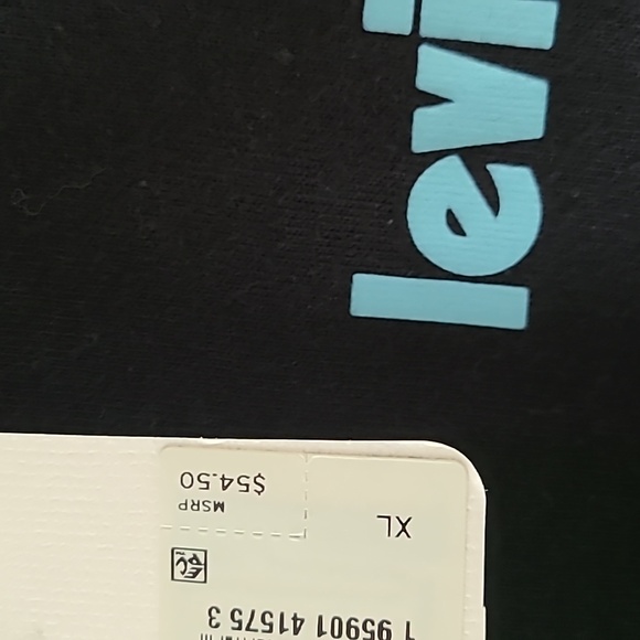 LEVIS BRAND SIGNATURE WOMEN'S BLACK LONG SLEEVE SWEATSHIRT SIZE XL - Picture 7 of 16